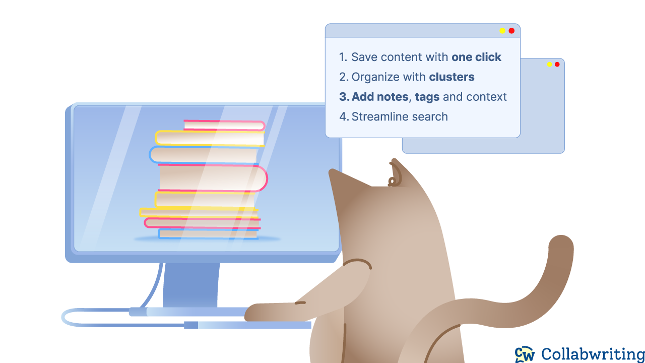 How to build digital library with Collabwriting