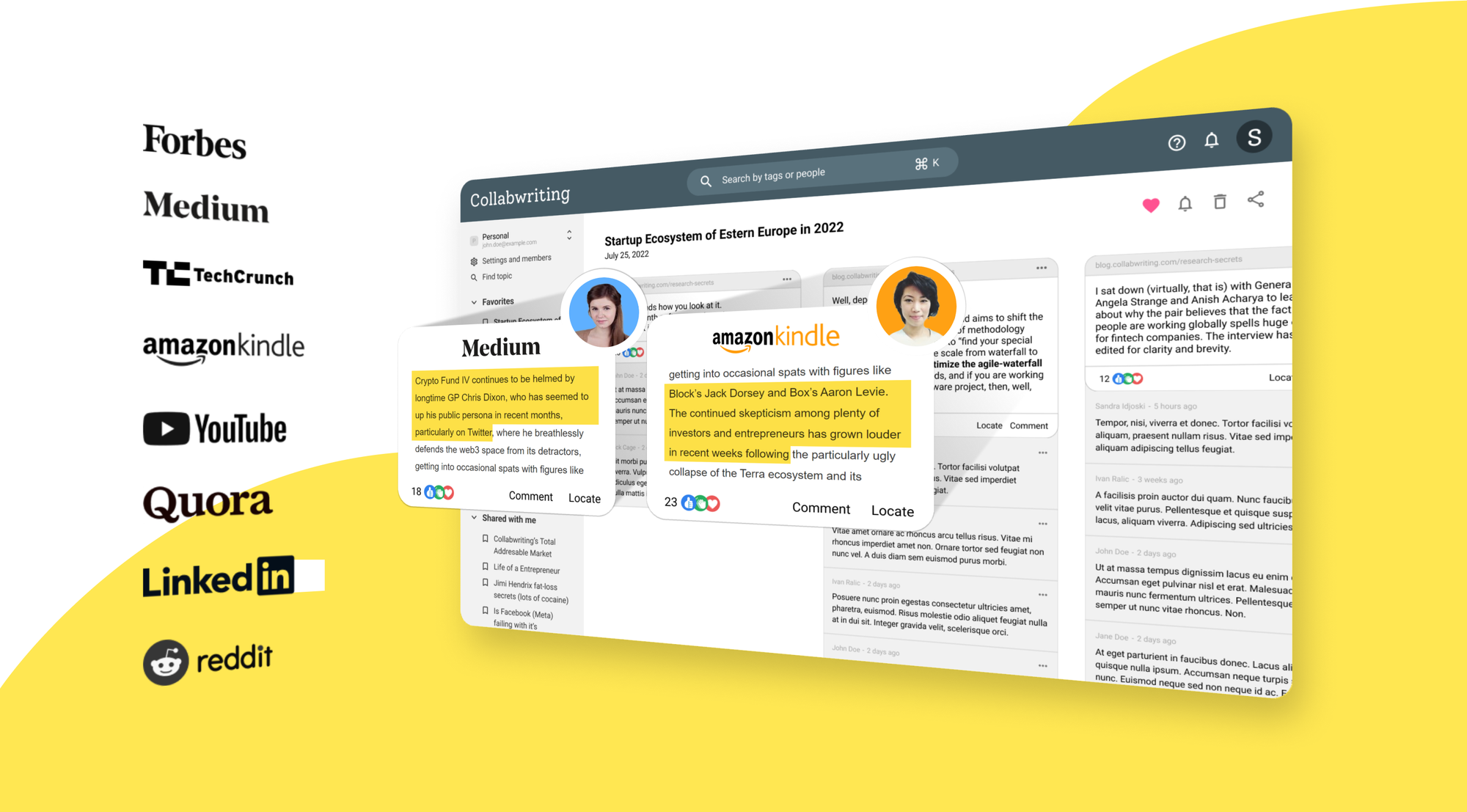 Collabwriting for remote teams - How to build shared knowledge without mess