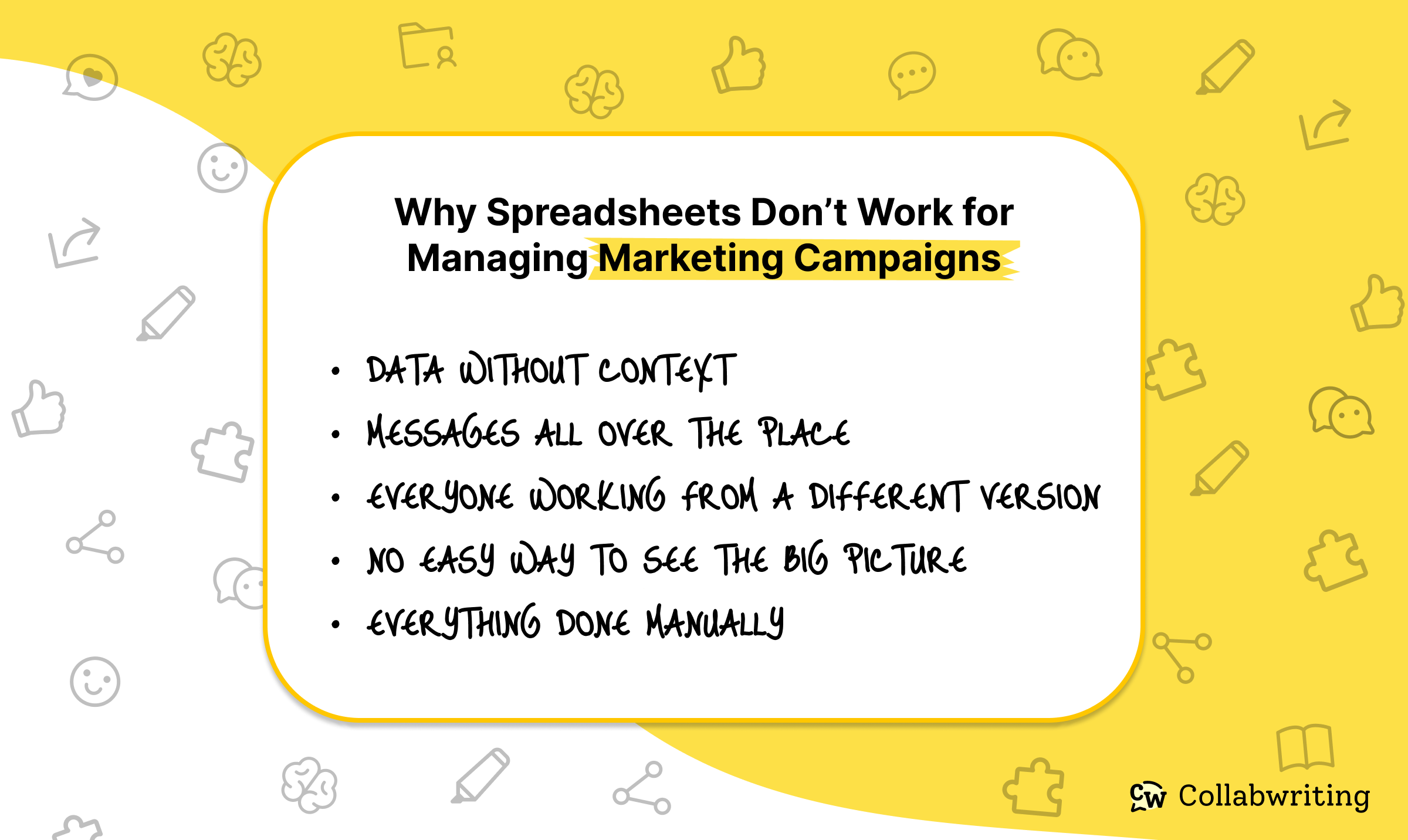 How to Stop Managing Marketing Campaigns in Spreadsheets (And Get Better Results)